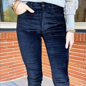 KanCan Black Velvet Skinny Jeans